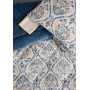 ETE HOMETEX TEK KİŞİLİK LÜX WELSOFT YORGAN SETİ AKSU İNDİGO 155X215CM 8696474231958
